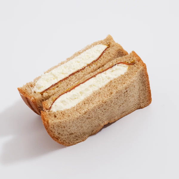 鮮奶油三明治配無糖藍莓果醬碳水化合物4.0g/個