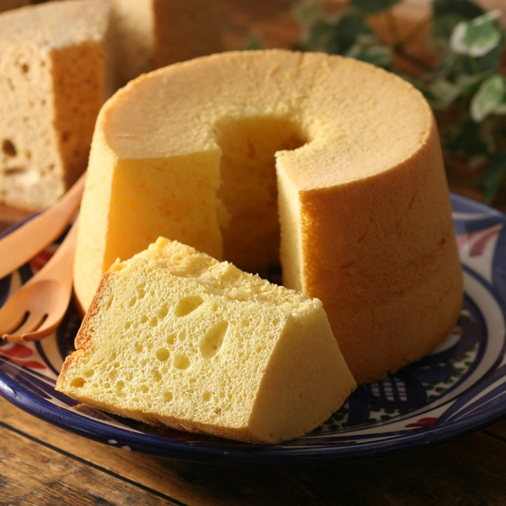 Plain Chiffon Cake Whole Carbohydrates 7.2g/1 whole cake