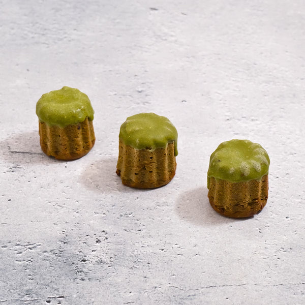 Fusubon Matcha Canelé (3 pieces) Carbohydrates 1.7g/piece